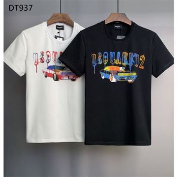 2色可選 快適 DSQUARED2コピー 半袖Tシャツ 2022 今からの季節にピッタリ！ ディースクエアードコピー   