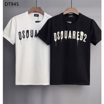 人気 ディースクエアードコピー DSQUARED2コピー 半袖Tシャツ 2022 ランキング 超目玉  2色可選     