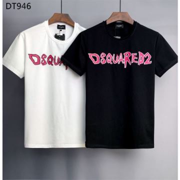 柔らかい手触り ディースクエアードコピー 2022 2色可選 半袖Tシャツ DSQUARED2コピー  自分らしいスタイリング 