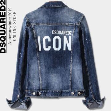 スタンドネック ディースクエアードコピー  2022 DSQUARED2コピー  デニムジャケット 高評価の人気品 