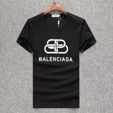 コーデ 知的なムードを演出 半袖Tシャツ 3色可選 2022【人気ブログ掲載】 BALENCIAGAコピー バレンシアガコピー 