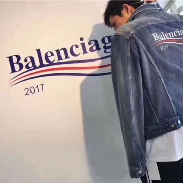 BALENCIAGAコピー ダメージジャケット バレンシアガコピー 風合いの出る トップス デニムジャケット2022 