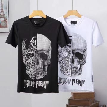 2022春夏 半袖Tシャツ PHILIPP PLEINコピー 2色可選 大人キレイに仕立てる フィリッププレイン PHILIPP PLEIN