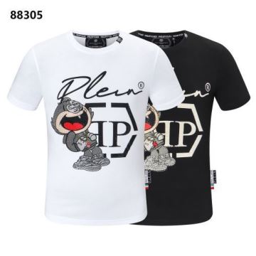 セレブ風 フィリッププレイン PHILIPP PLEIN 2022春夏 半袖Tシャツ PHILIPP PLEINブランドスーパーコピー 2色可選