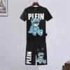 肌触りの気持ちい? フィリッププレイン PHILIPP PLEIN 2022春夏 半袖Tシャツ セットアップ上下 PHILIPP PLEINブランドコピー 2色可選