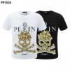 絶大な人気を誇る 半袖Tシャツ フィリッププレインブランド コピー フィリッププレイン PHILIPP PLEIN 2022春夏 シンプルながらゆったりとしたサイズボリュームとハリのある風合いで 2色可選