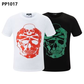 【激安】フィリッププレイン PHILIPP PLEIN Tシャツ メンズtシャツ キャラク 2色可選 2022春夏 半袖Tシャツ フィリッププレインブランドスーパーコピー