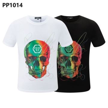 美品！2022春夏 半袖Tシャツ PHILIPP PLEINコピー ブランド 2色可選 フィリッププレイン PHILIPP PLEIN