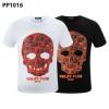 Tシャツ 半袖 無地 メンズ 2色可選 SALE!今季 フィリッププレイン PHILIPP PLEIN 2022春夏 半袖Tシャツ フィリッププレインスーパーコピー