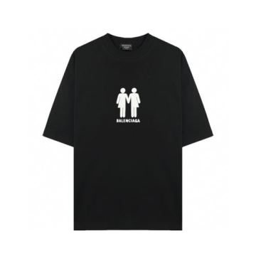 爆買い得価 BALENCIAGAコピー 半袖/Tシャツ 2色可選 お得人気セール バレンシアガブランド 偽物 通販 大特価！