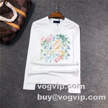 売れ筋のいい ルイ ヴィトン LOUIS VUITTON 長袖Tシャツ 2色可選 2022秋冬 スタイリッシュな印象 ルイ ヴィトン偽物ブランド