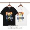 可愛く上品な雰囲気 2022秋冬 ディオール DIOR 半袖Tシャツ 2色可選 DIORブランドスーパーコピー