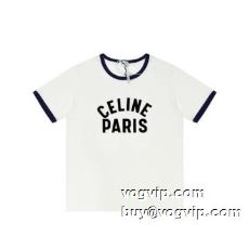 人気商品 ブランド 偽物 通販 気軽にカジュアルに使える セリーヌ CELINE 半袖Tシャツ