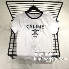 売れ筋！ 2022 セリーヌ CELINE 半袖Tシャツ 偽物ブランド 自然な肌触り