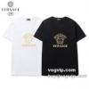 完売必至の人気モデルをご紹介 半袖Tシャツ 2色可選 ヴェルサーチ VERSACE やわらかい吸水性?通気性に優れた薄手のサラサラ生地 ヴェルサーチスーパーコピー