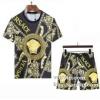 選べる極上 半袖Tシャツ 2022秋冬 ヴェルサーチ VERSACE ブランドスーパーコピー 上下セット 2色可選 通気性