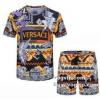 ヴェルサーチ VERSACE 2022秋冬 人気 ランキング 半袖Tシャツ ジャージ メンズ ハーフパンツ 半袖 セットアップ スエット 上下セットスーパーコピー