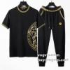 セール 夏 セットアップメンズ半袖ジャージ パンツ 主役になる存在感 ヴェルサーチ VERSACE 半袖Tシャツ コピー ブランド 2色可選