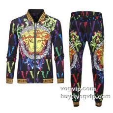 お洒落な存在感 ヴェルサーチコピー VERSACE ジャージセット 上下セット 着回し度抜群