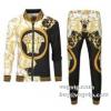 セレブ風 2022秋冬 ヴェルサーチブランド 偽物 通販 VERSACE ジャージセット 上下セット カッコいい印象を付ける