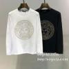 ヴェルサーチコピーブランド 大絶賛の履き心地! VERSACE 長袖Tシャツ 2色可選