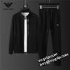 2023 アルマーニ ARMANI ジャージセット 耐久性のある コピー 上下 暖かい 防寒 長袖 暖かい 上下セット 2色可選