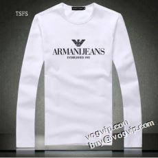 抜群の雰囲気が作れる! アルマーニ ARMANIコピーブランド 2023 長袖Tシャツ 3色可選 しっかりした首周りのバインダーはシンプルでスポーティな印象もあり！