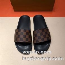 実用性に溢れるアイテム 2023 ルイ ヴィトン LOUIS VUITTON スリッパ サンダル 2色可選 スーパーコピー