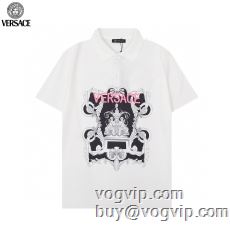 激安大特価2023ヴェルサーチ偽物ブランド 超人気新品VERSACE偽物ブランド半袖Tシャツ大好評