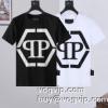 2023春夏季超人気 PHILIPP PLEINブランドコピー 半袖Tシャツ2色可選人気セールセール フィリッププレインコピー