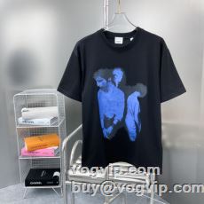 バーバリー半袖Tシャツ 芸能人...