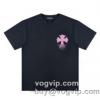 限定特価 クロムハーツコピー 通気性に優れた 半袖Tシャツ 2色可選 高級感演出