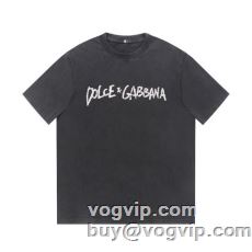 2023 ドルチェ＆ガッバーナ Dolce&Gabbana ブランド コピー 2年以上連続１位獲得 しわになりにくい 半袖Tシャツ 3色可選