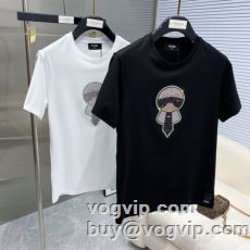 コピー商品 特別人気感謝SALE 半袖Tシャツ フェンディ ...