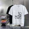 人気雑誌掲載 ロエベ LOEWE ブランドコピー専門店 新款 お洒落に魅せる 半袖Tシャツ 2色可選