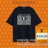 値下げ！ 2023春夏 ルイ ヴィトン LOUIS VUITTONスーパーコピー 半袖Tシャツ メンズ おしゃれ 無地Tシャツ 夏服 カジュアル 2色可選