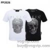 優しいフィット感PHILIPP PLEINスーパーコピー 半袖Tシャツ 2色可選 フィリッププレインコピー 2023最新入荷