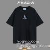 プラダ PRADAブランドコピー 今からの季節にピッタリ！  2023春夏季超人気 半袖Tシャツ 2色可選 吸汗性に優れ