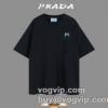 海外セレブ定番愛用 プラダブランド コピー スタイリッシュな印象 PRADA 2023春夏季超人気 半袖Tシャツ 2色可選