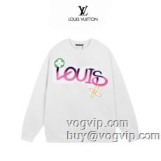 ルイ ヴィトン LOUIS VUITTONスーパーコピー 激安 抜群の雰囲気が作れる! 2023秋冬季超人気 プルオーバーパーカー 2色可選 定番無地パーカー