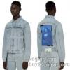 肌触りのいい  オフホワイトスーパーコピー 激安 OFF-WHITE 2023秋冬季超人気 デニムジャケット 安い セール 暖かい 綿 防寒 韓国風 防風