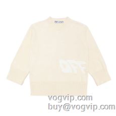 洗練を十分に演出する オフホワイト OFF-WHITE 偽物ブランド 2023人気販売 ニットセーター 秋のお出かけに最適