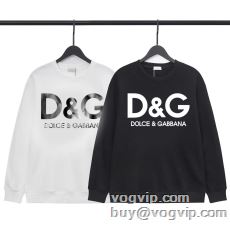 上品上質 ドルチェ＆ガッバーナ Dolce&Gabbana ブランドコピー 2024最新入荷 プルオーバーパーカー 防寒機能ある 2色可選