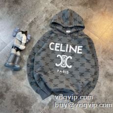 日本未入荷モデル ブランド服 コピー おしゃれさ抜群パーカー 2023秋冬 セリーヌ CELINE パーカー 2色可選
