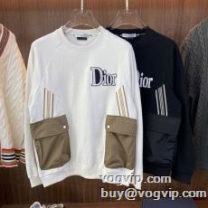 当店別注! 選べる極上 2023秋冬 ディオール DIOR 2色可選 プルオーバーパーカー コピー ブランド スポーツウェア ランニング トレーニング ホームウエア