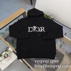 高級感演出 2023秋冬 ディオール DIOR 最安値に挑戦パーカー ブランド コピー 2色可選