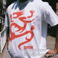 大特価 2024春夏 シュプリーム 半袖Tシャツ SUPREME MOBB DEEP DRAGON TEE 3色可選 縦には伸びにくい