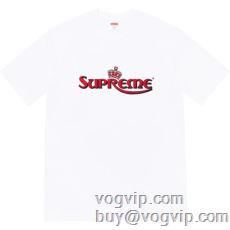 超人気美品◆ 2024春夏 シュプリーム SUPREME CROWN TEE 半袖Tシャツ 3色可選 吸汗性に優れ