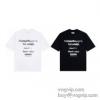注目のアイテム 2024年モデル入荷 バレンシアガ BALENCIAGA スーパーコピー信用できるサイト 半袖Tシャツ 配色切替 2色可選