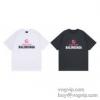 圧倒的な高級感 ブランドスーパーコピー バレンシアガ BALENCIAGA 半袖Tシャツ 2024春夏季超人気 2色可選 カッコいい印象を付ける